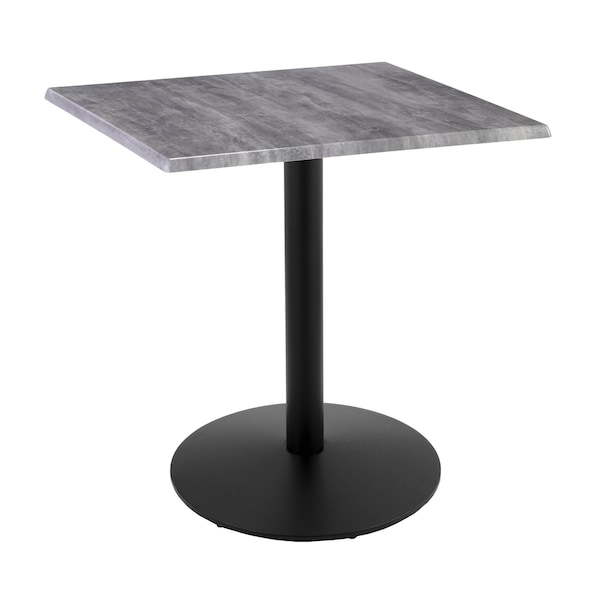 36" Tall In/Outdoor All-Season Table, 30" x 30" Square Greystone Top